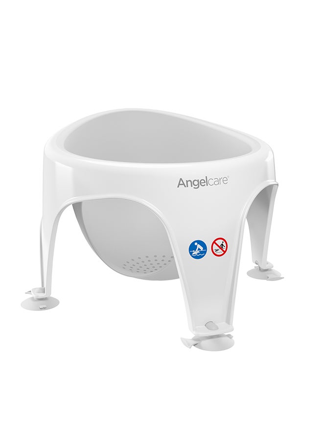Angelcare Ergonomic Bath Ring For Large Bath Or Shower, Light Aqua, Pleasantly Soft Seat  - Image 3