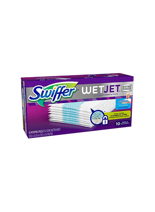Swiffer 12-Ct Wet Jet Hd Extra Power Refill Pads Purple/Blue/White 9x11.4x5.5inch  - Image 2