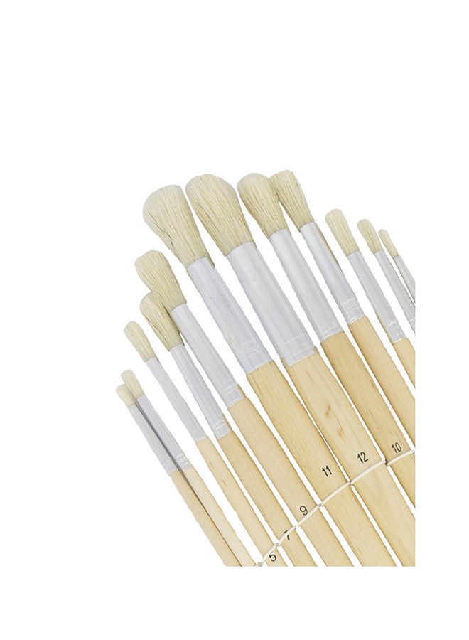 Roll Roy 12-Piece Round Fitch Set Cream 12mm  - Image 1