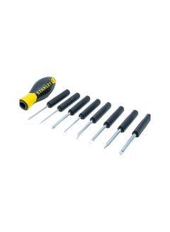 Stanley 9-Way Screwdriver Silver/Black/Yellow  - Image 4
