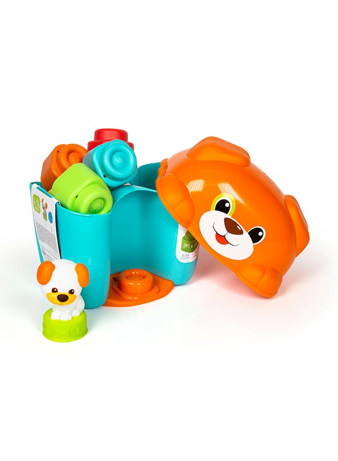Clementoni - 7-Piece Dog and Puppy Blocks Set - Image 1