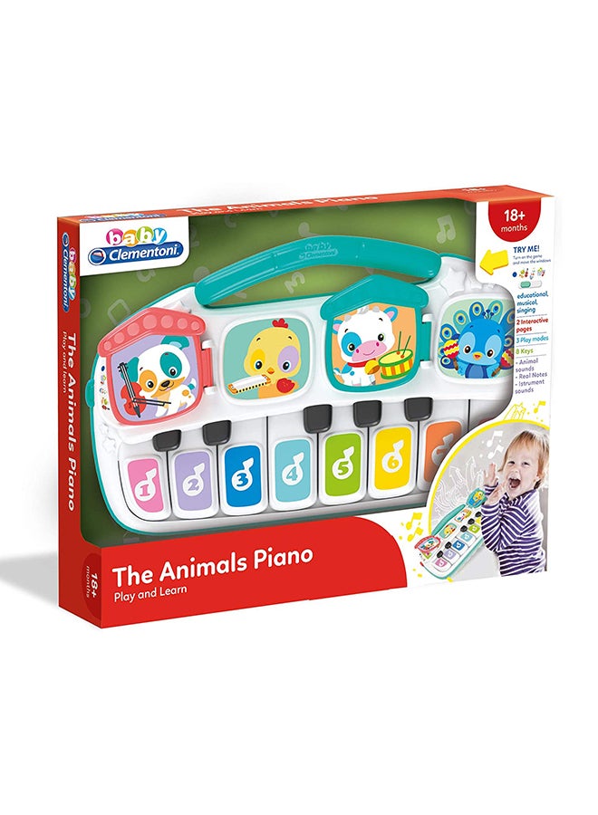 Clementoni Baby Animal Piano Battery Operated 6.00x32.00x24.00cm  - Image 2