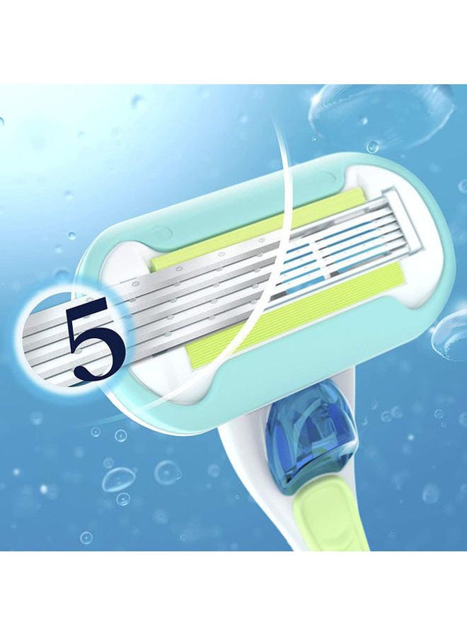 مقبض ماكينة الحلاقة النسائية فينوس فائق النعومة + 2 شفرات بديلة - Image 2