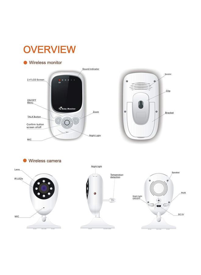 Discoball High-grade Material Wireless Lcd Digital Monitor With Camera, Night Vision, and Two Way Audio  - Image 2