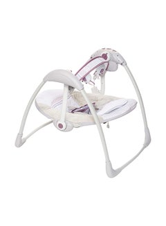 Mastela Deluxe Portable Baby Swing With The Five-point Seat Belt and Removable Arc, Toys  - Image 4
