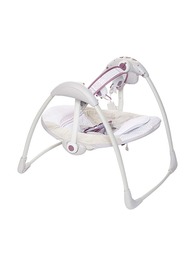 Mastela - Deluxe Portable Baby Swing With The Five-point Seat Belt and Removable Arc, Toys - Image 1