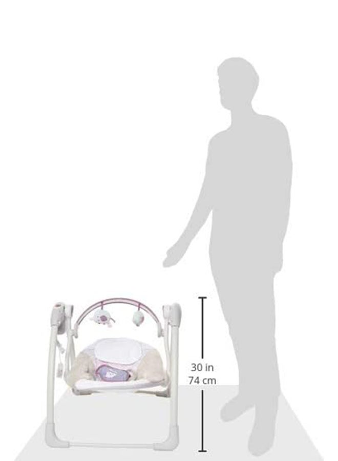 Mastela - Deluxe Portable Baby Swing With The Five-point Seat Belt and Removable Arc, Toys - Image 1