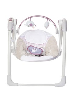 Mastela Deluxe Portable Baby Swing With The Five-point Seat Belt and Removable Arc, Toys  - Image 3