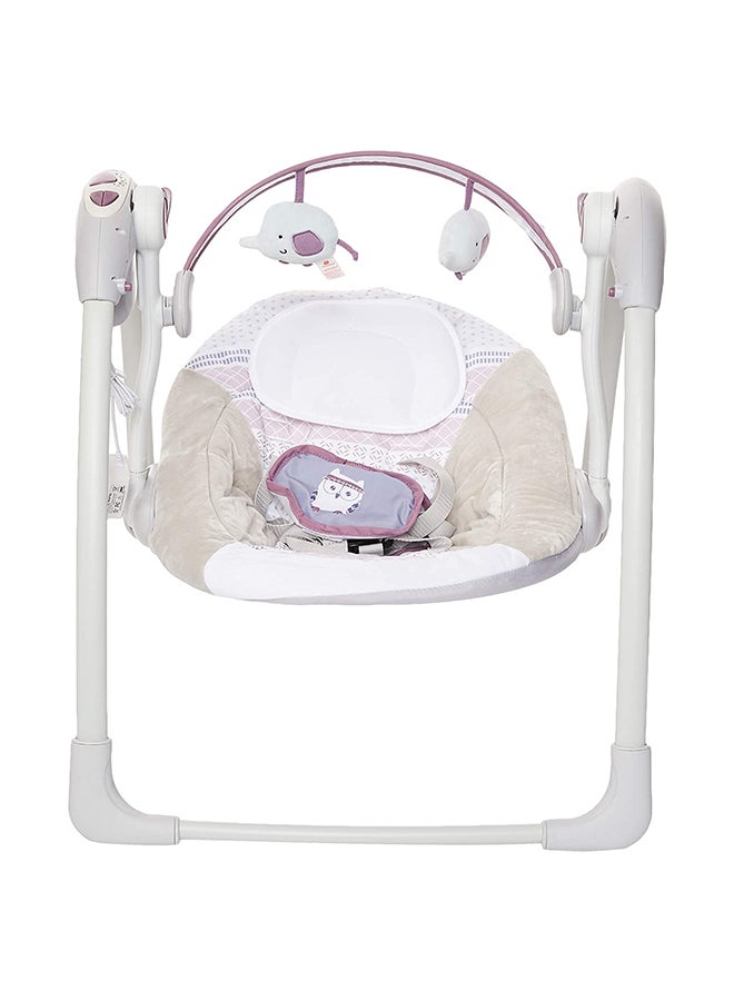 Mastela - Deluxe Portable Baby Swing With The Five-point Seat Belt and Removable Arc, Toys - Image 1