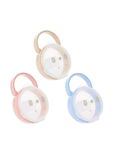 Cartoon Transparent Portable Dustproof Baby Pacifier Storage Box With High-quality PP Material