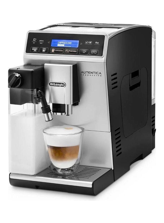 De'Longhi Autentica Cappuccino Bean-To-Cup Coffee Machine 1.4 L 1450.0 W ETAM 29.660.SB Silver/Black - Image 3