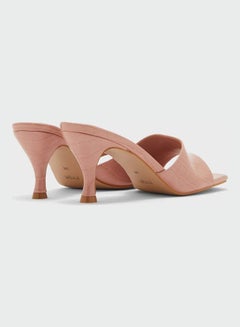 FYOR One Strap Low Heel Sandals Beige  - Image 2