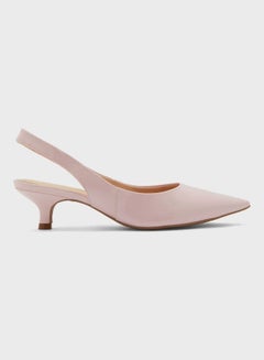 FYOR Ankle Strap Low Heel Sandals Beige  - Image 1
