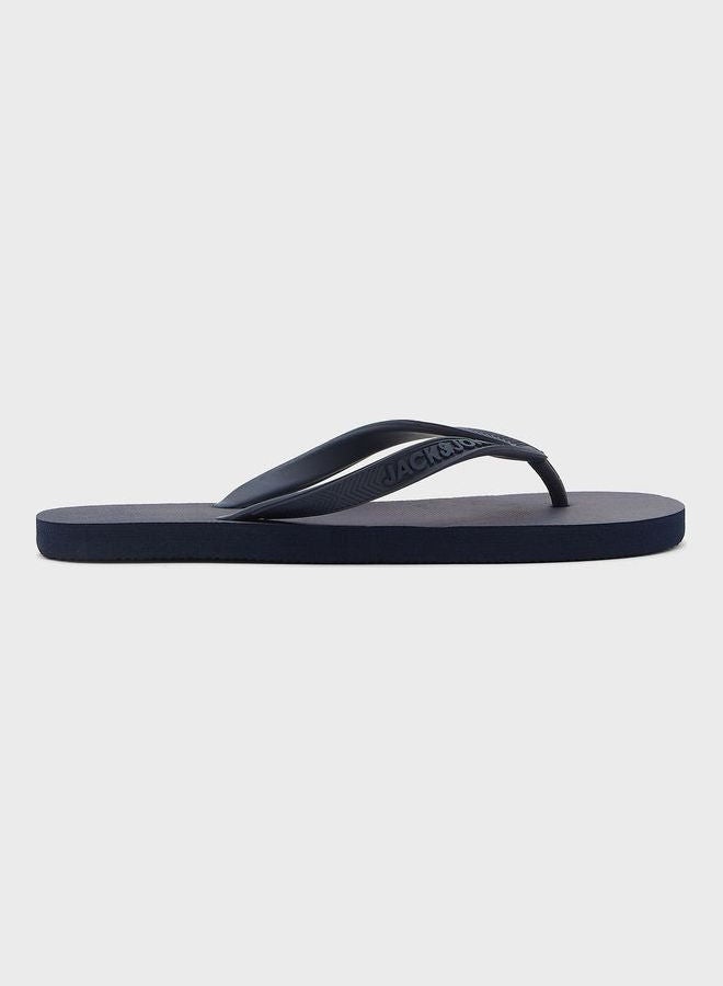 جاك اند جونز T Bar Flip Flops Blue - Image 2