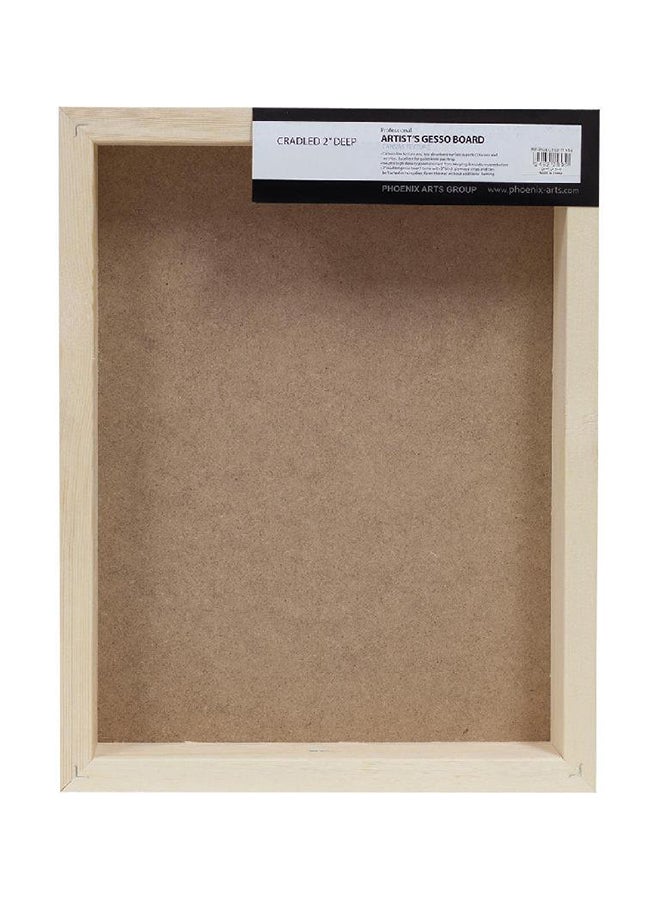 Phoenix Artists Gesso Canvas Panel Board Rectangle White - Image 2