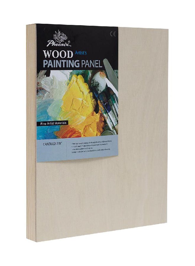 Phoenix Artists Gesso Canvas Panel Board Rectangle White - Image 1