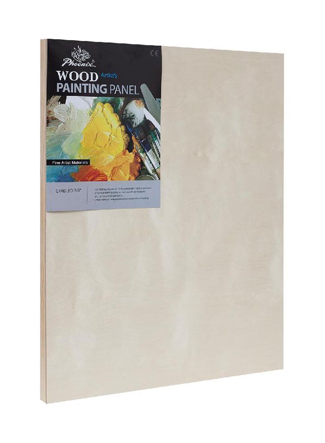 Phoenix Artists Gesso Canvas Panel Board Rectangle White - Image 1