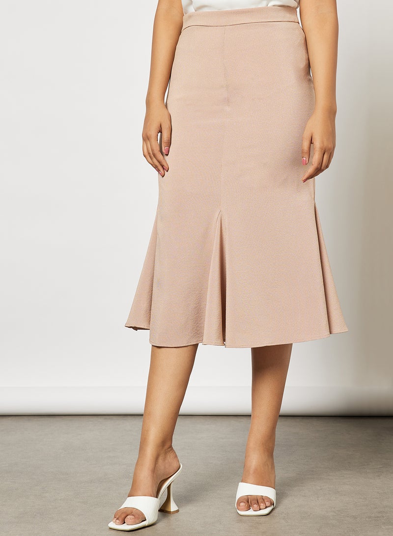 Aila High waist mermaid skirt Brown  - Image 1