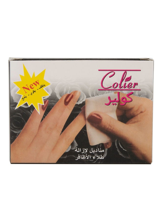 كولير - مناديل لإزالة طلاء الأظافر متعدد الألوان - Image 1