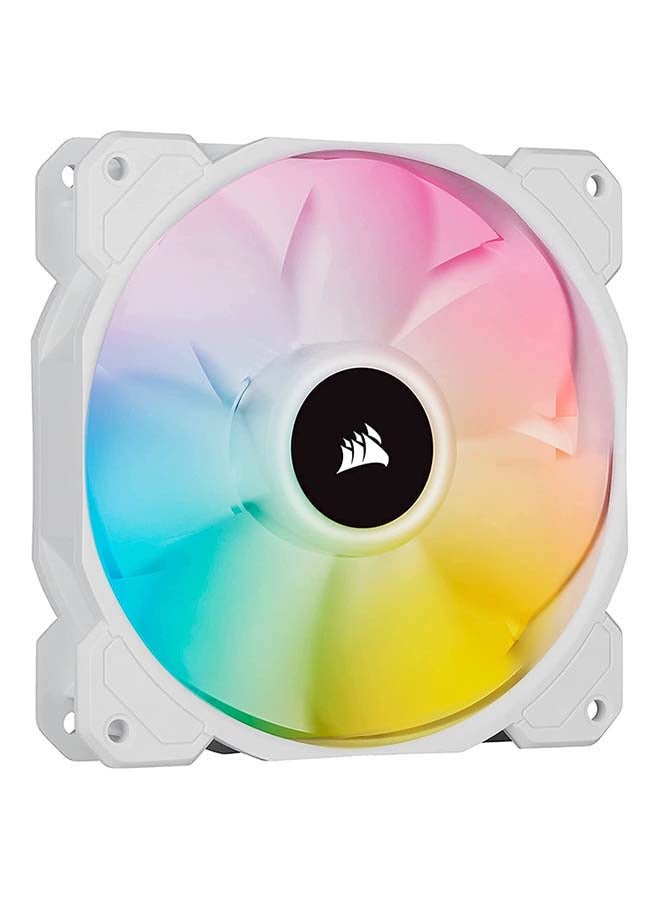 CORSAIR 120mm RGB LED Fan With AirGuide, Triple Pack With Lighting Node White  - Image 2