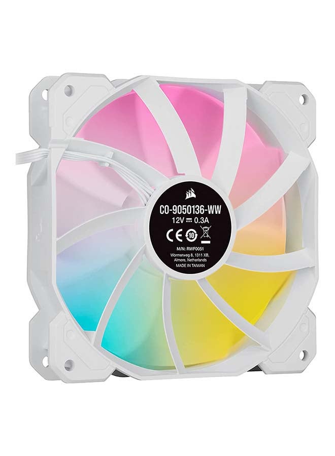 CORSAIR 120mm RGB LED Fan With AirGuide, Triple Pack With Lighting Node White  - Image 3