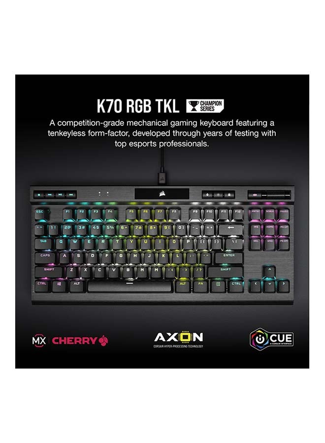 CORSAIR K70 TKL RGB CS MX Red - Image 2