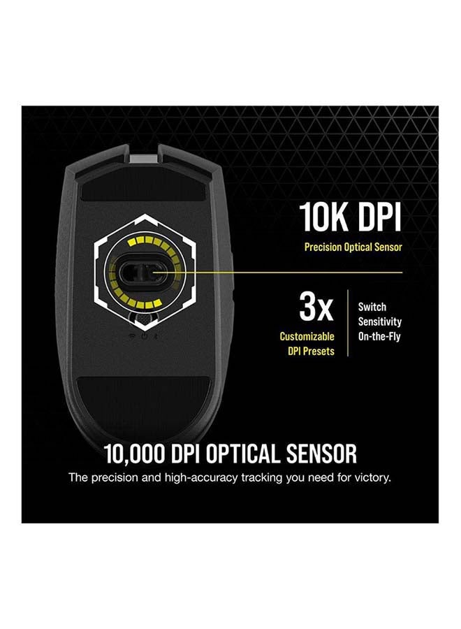 Corsair Katar Pro Wireless, Lightweight FPS/MOBA Gaming Mouse with Slipstream Technology, Compact Symmetric Shape, 10,000 DPI - Black - Image 5