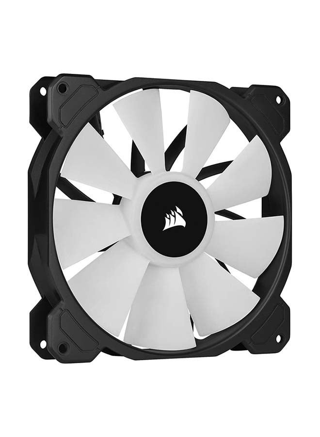 CORSAIR - 140mm RGB LED Fan With AirGuide, Dual Pack With Lighting Node Black - Image 1