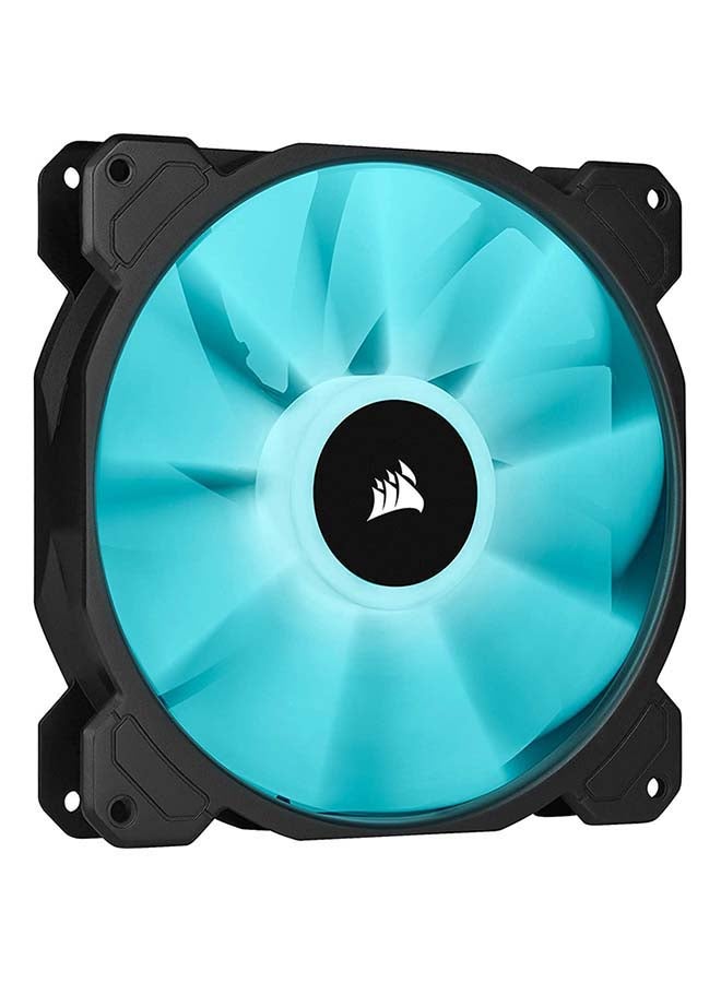 CORSAIR - 140mm RGB LED Fan With AirGuide, Dual Pack With Lighting Node Black - Image 1