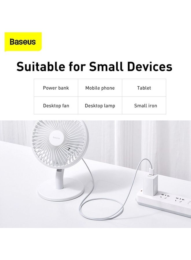 بيسوس كابل مايكرو USB للشحن السريع من منفذ USB إلى مايكرو USB 2.0 بقدرة 100 وات للأجهزة بنظام تشغيل أندرويد متوافق مع هاتف جالاكسي S7 وS6 ونوت، وإل جي، ونيكسوس، ونوكيا، وبلايستيشن 4 بطول 1 متر أبيض - Image 5