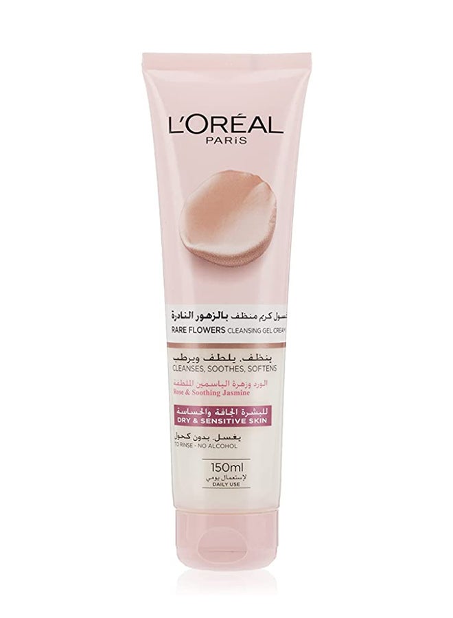 كريم جل لتنظيف البشرة بخلاصة الزهور 150مل