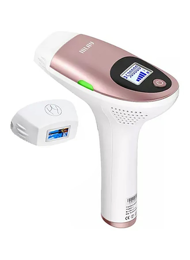 ملاي جهاز إزالة الشعر بالليزر وردي/ أبيض - Image 1