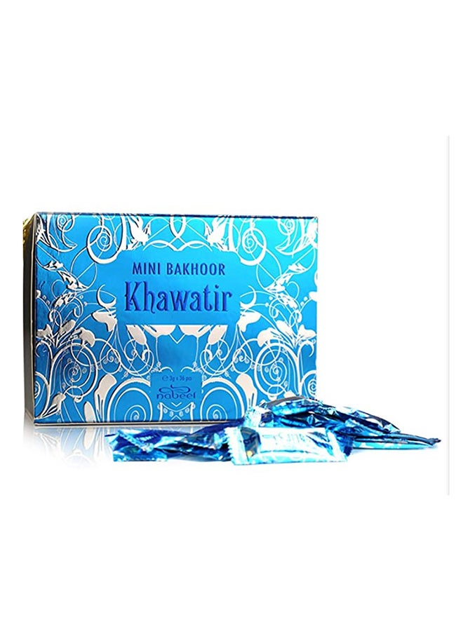Nabeel - Mini Bakhoor Khawatir Incense Blue 108grams - Image 1