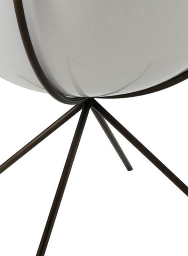 ebb & flow - Side Table Luxurious - Used Next To Sofa As Coffee Corner Side Table - White/Brown 62x51x62cm - Image 1