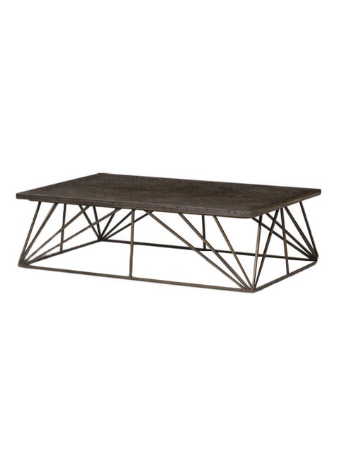 Luxurious Premium Material& Sturdy Structure Rectangular Brown Coffee Table with Solid Wood top Wooden legs Wooden Texture finish 142x46x86x cm Witout storage Shelf for Laptop use/decorative Item for Ideal for use as a centerpiece Brown 142x46x86cm