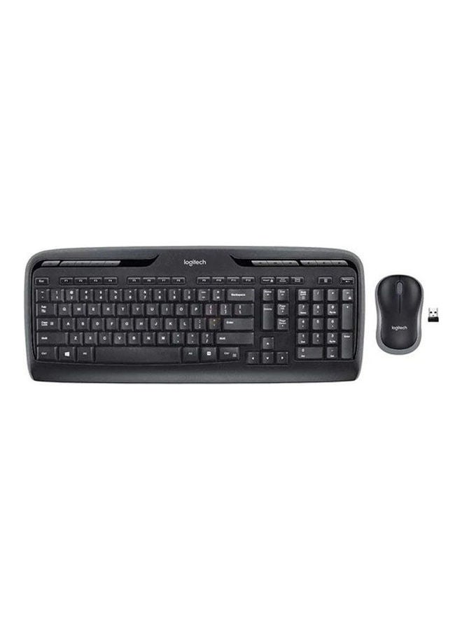 Logitech - MK330 Wireless Keyboard And Mouse Combo For Window Black - Image 1