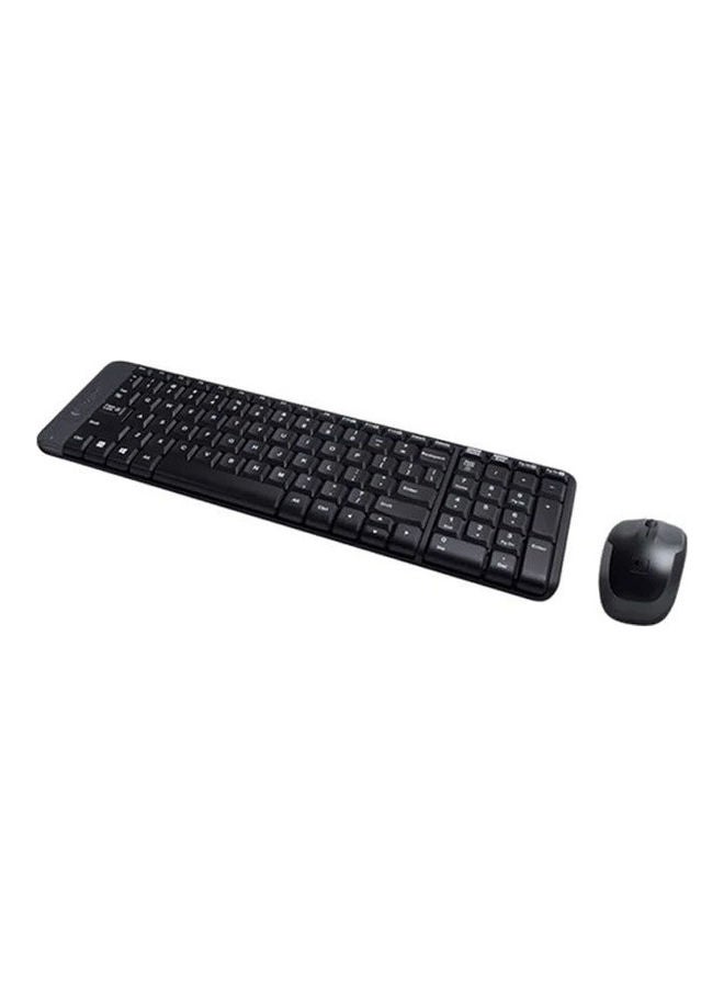 Logitech Keyboard With Mouse   Wireless Combo English & Arabic Black  - Image 2