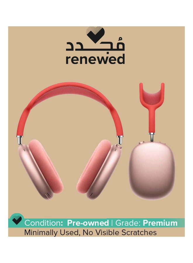 Apple Renewed - AirPods Max Bluetooth Over-ear Active Noise Cancellation Headphones Pink - Image 1
