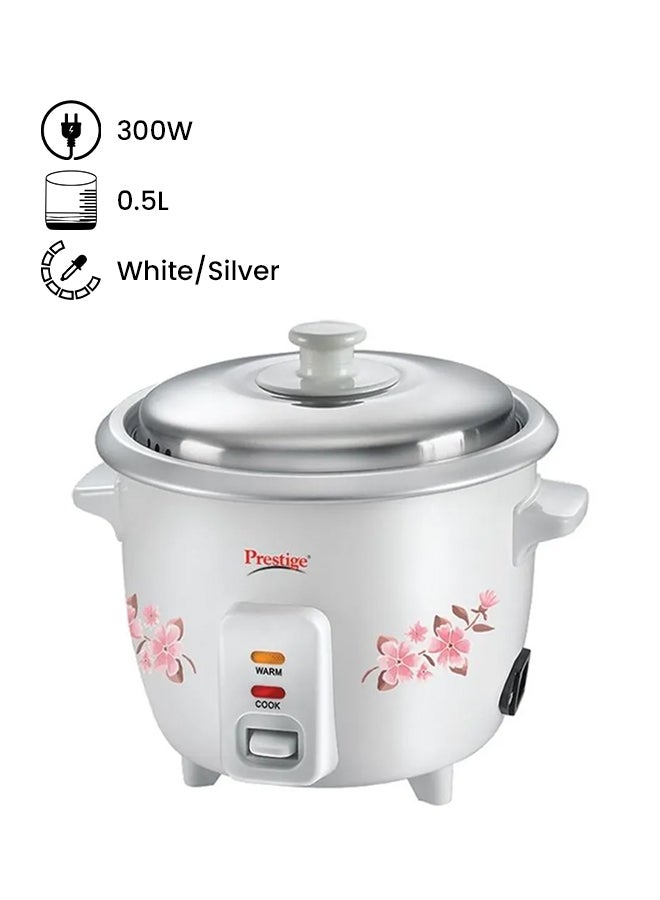 Prestige - Delight Electric Rice Cooker 0.5 L 300.0 W 42208 White/Silver - Image 1
