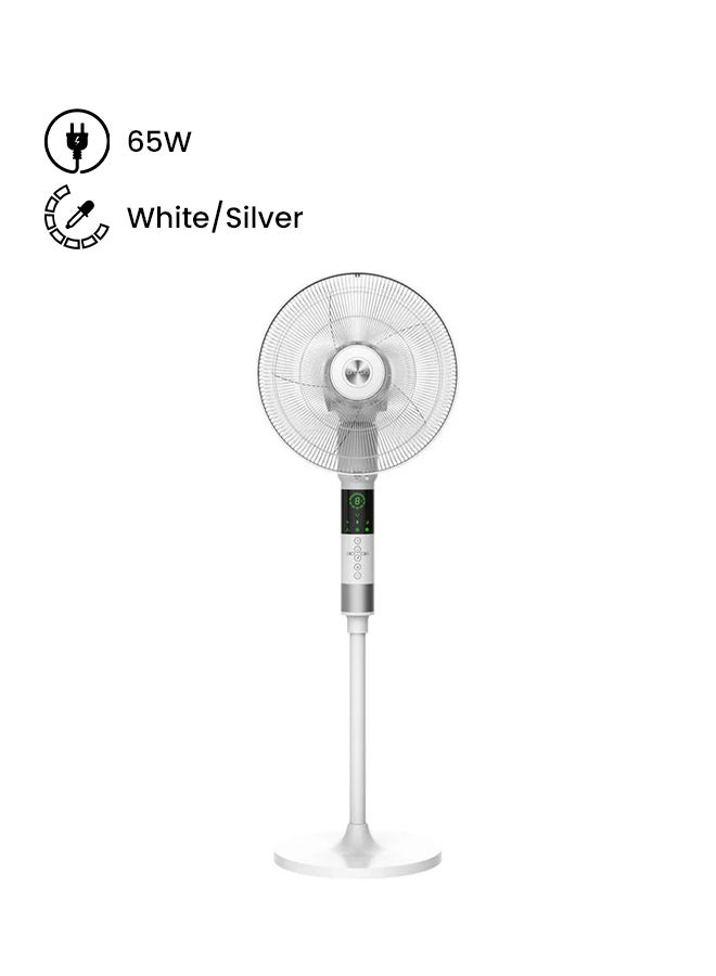 كراون لاين مروحة متعددة الزوايا ومزودة بقاعدة 65.0 W SF-255 أبيض/فضي - Image 1