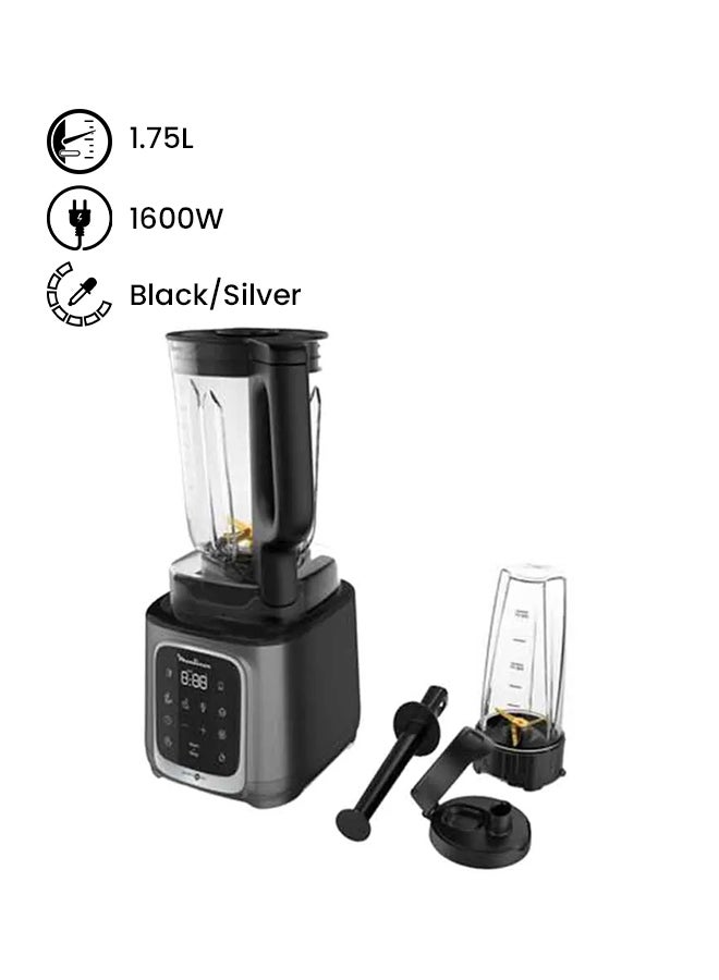 Moulinex High-Speed Blender With 6 Blades 1.75 L 1600 W LM91HD27 Black / Silver  - Image 1