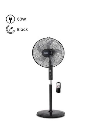 مروحة حائط بجهاز تحكم عن بعد 60.0 W FS1620R-B5 منتج بلون أسود - v1648914951/N52111897A_1