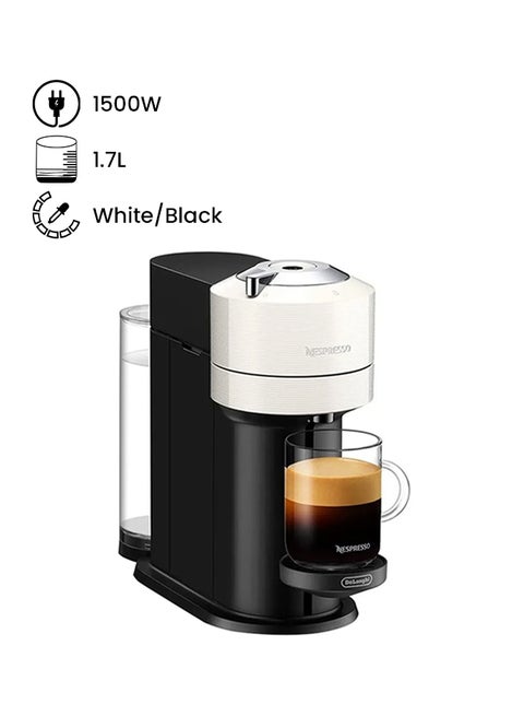 Vertuo Next Capsule Coffee & Espresso Machine Centrifusion Technology With Wifi & Bluetooth 1.7 L 1500 W ENV120W/M700 White/Black