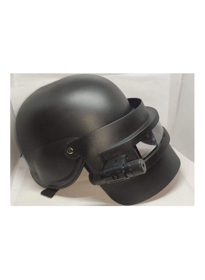 Generic Shooting Gun With Laser & Protective PUBG Helmet  - Image 2