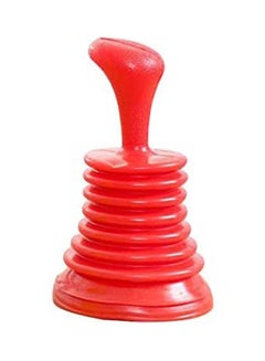 ماركة غير محددة Toilet Drain Plungers Kitchen Rubber Sink Plunger Red  - Image 1