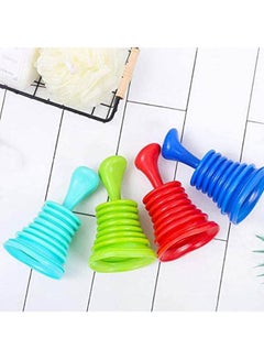 ماركة غير محددة Toilet Drain Plungers Kitchen Rubber Sink Plunger Red  - Image 2