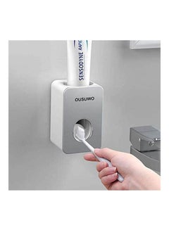 Toothpaste Dispenser Automatic Wall Mounted Toothpaste Squeezer For Bathroom Sink Grey - v1648975899/N53054498A_2