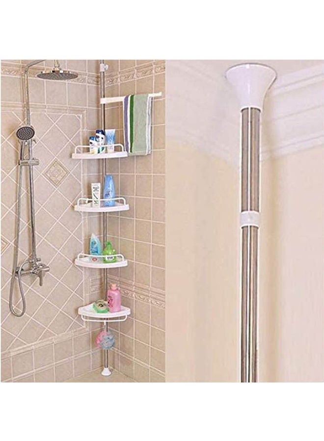 رف تخزين زاوية للحمام والمطبخ - Image 2