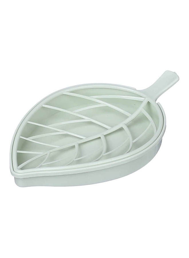 El Baraka Leaf Plastic Soap Dish Green - Image 1
