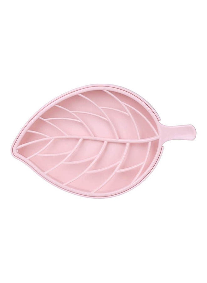 البركة صحن صابون بلاستيكي على شكل ورقة شجر - Image 3